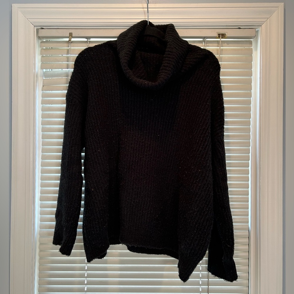 Black Turtleneck Sweater